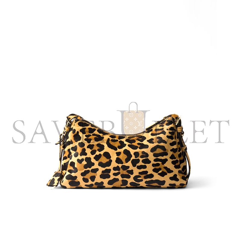 PRADA AIMÈE MEDIUM PRINTED LEATHER SHOULDER BAG 1BC229 (31*18*10cm) 